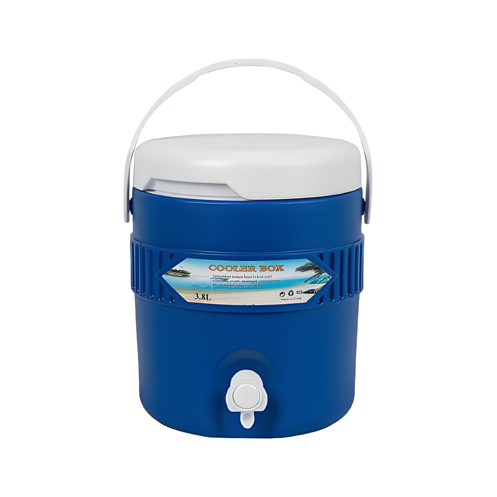Sports Cooler Water Beverage Dispenser 3.8L Insulated Water Cooler Drink Dispenser With Spout Portable Handwashing Stations For Outdoor Activities Fishing Camping