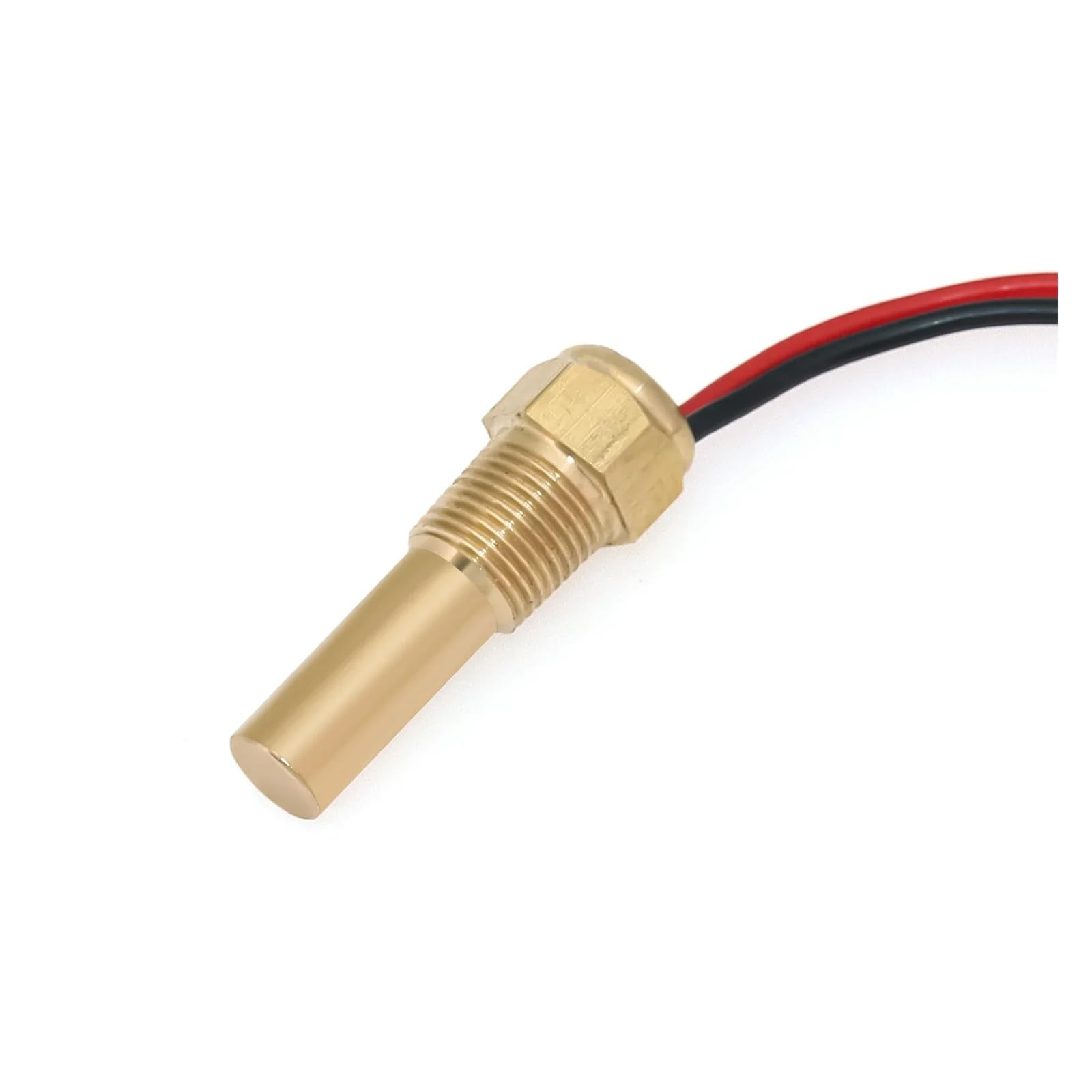 Grüne rote LED Digital 2 IN 1 Öltemperatur + Öldruckmesser 52mm mit Sensor for Auto Boot Klares Lesen(Red LED BN)