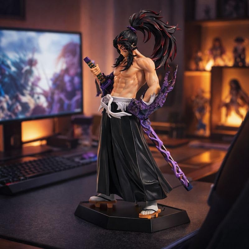 Image of YOURKARTS.COM Demon Slayer Anime Character Action Figure, Red Battle Form, 29 cm Height, Collectible Statue