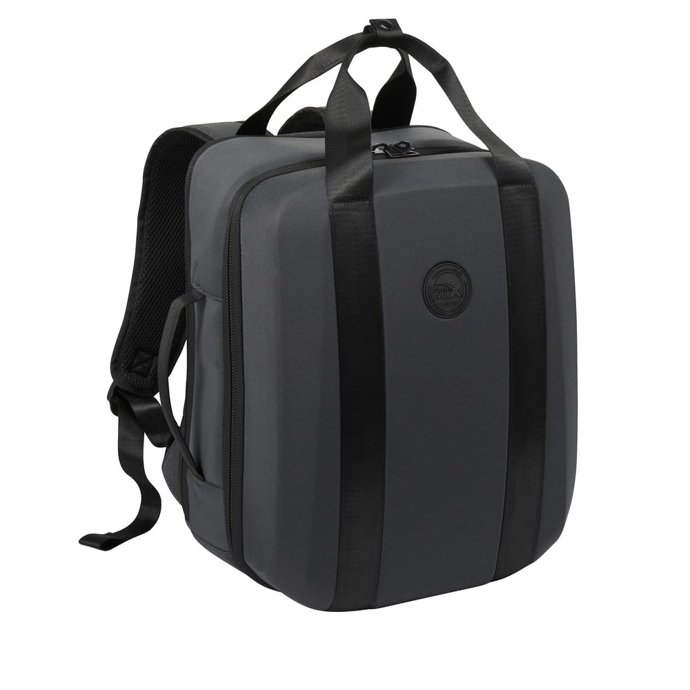 Cabin Max Paxos - Borsa da cabina sottosella da 24 l, 40 x 30 x 20 cm, ShapeSafe Anti-rigonfiamento EVA, leggera 680 g, trasporto senza Ryanair, apertura a conchiglia, Bp Grigio, (24L) UK, Bagaglio a