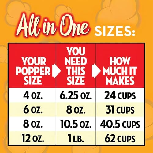JOLLY TIME All in One Popcorn Kit, Portion Packets with Kernels, Oil and Salt for Movie Theater or Air Popper Machines (12oz Kettle) - image 6