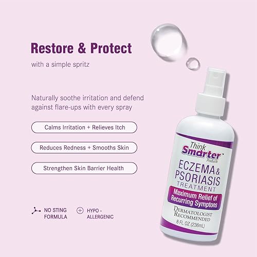 Miniatura 9 de Terapia de eccema y psoriasis con ácido hipocloroso, totalmente natural, hipoalergénico, alivio de picazón, sin picadura, seguro para adultos, niños