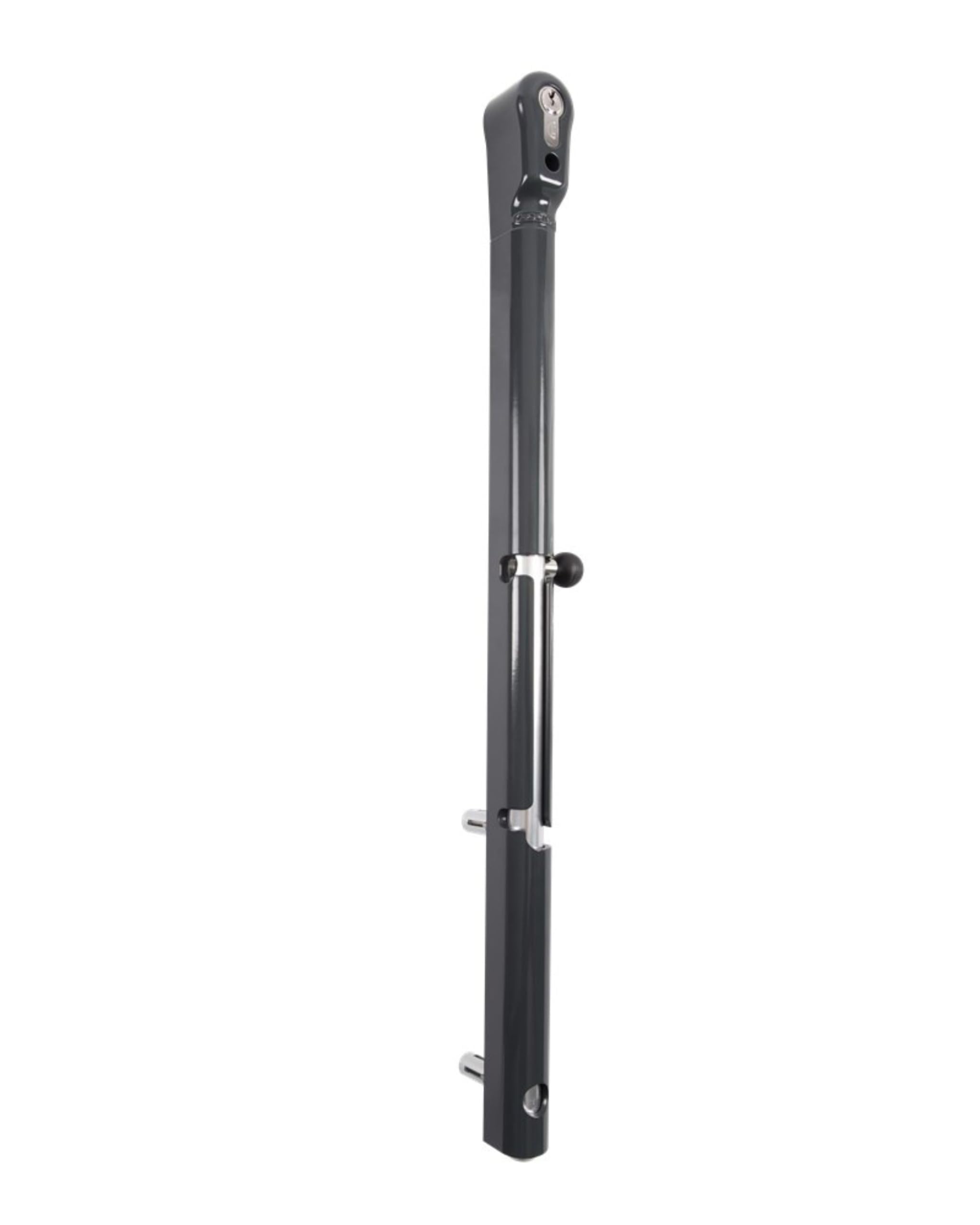 LOCINOX KEYDROP Bolzenstangenriegel abschließbar RAL7016 Anthrazit