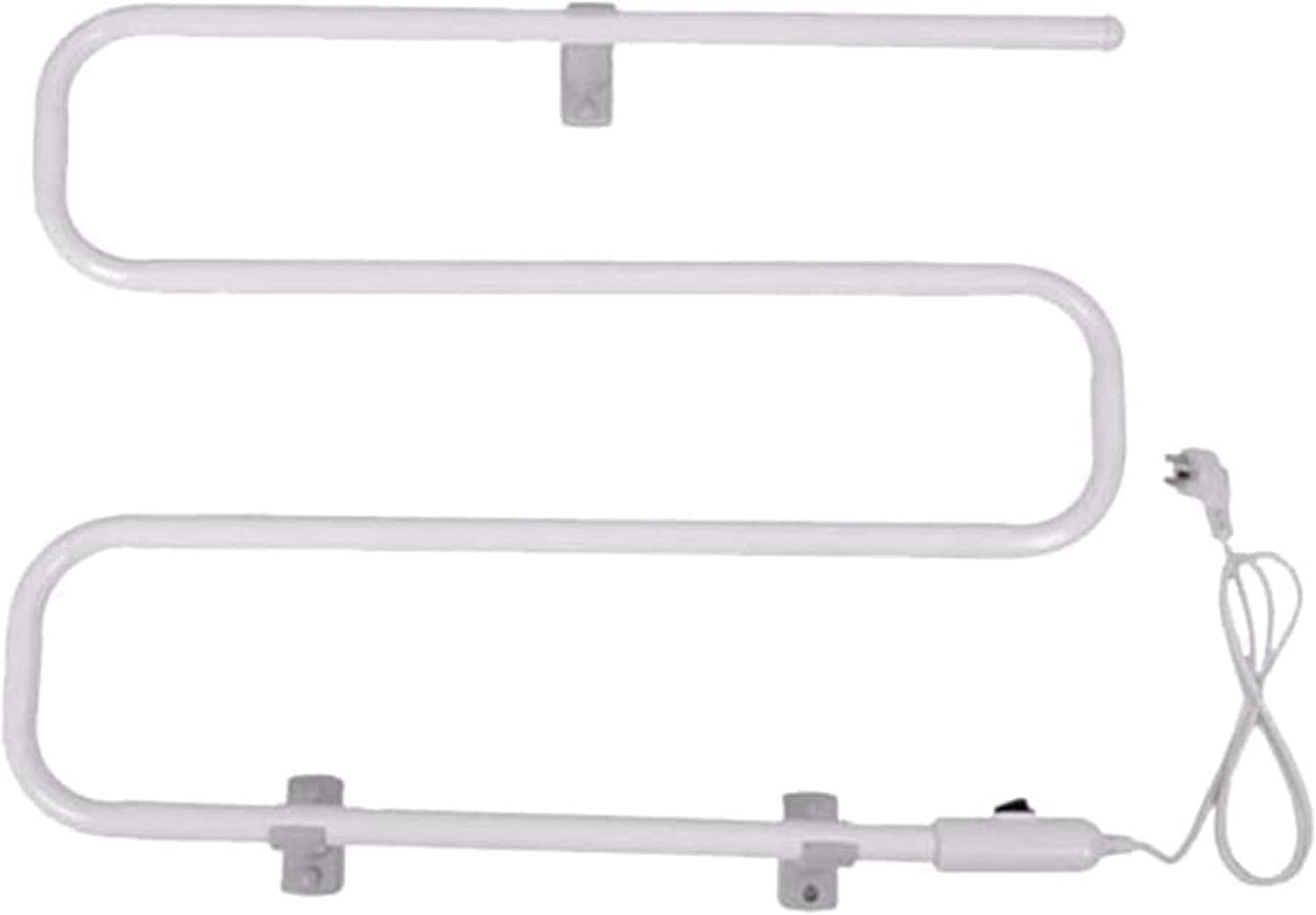 Heated Towel Rail Rails Electric Towel Warmers, Automatic Constant Temperature Waterproof No Need to Adjust The Temperature Wall-Mounted Bathroom Towel Towel Heating Drying Rack Su