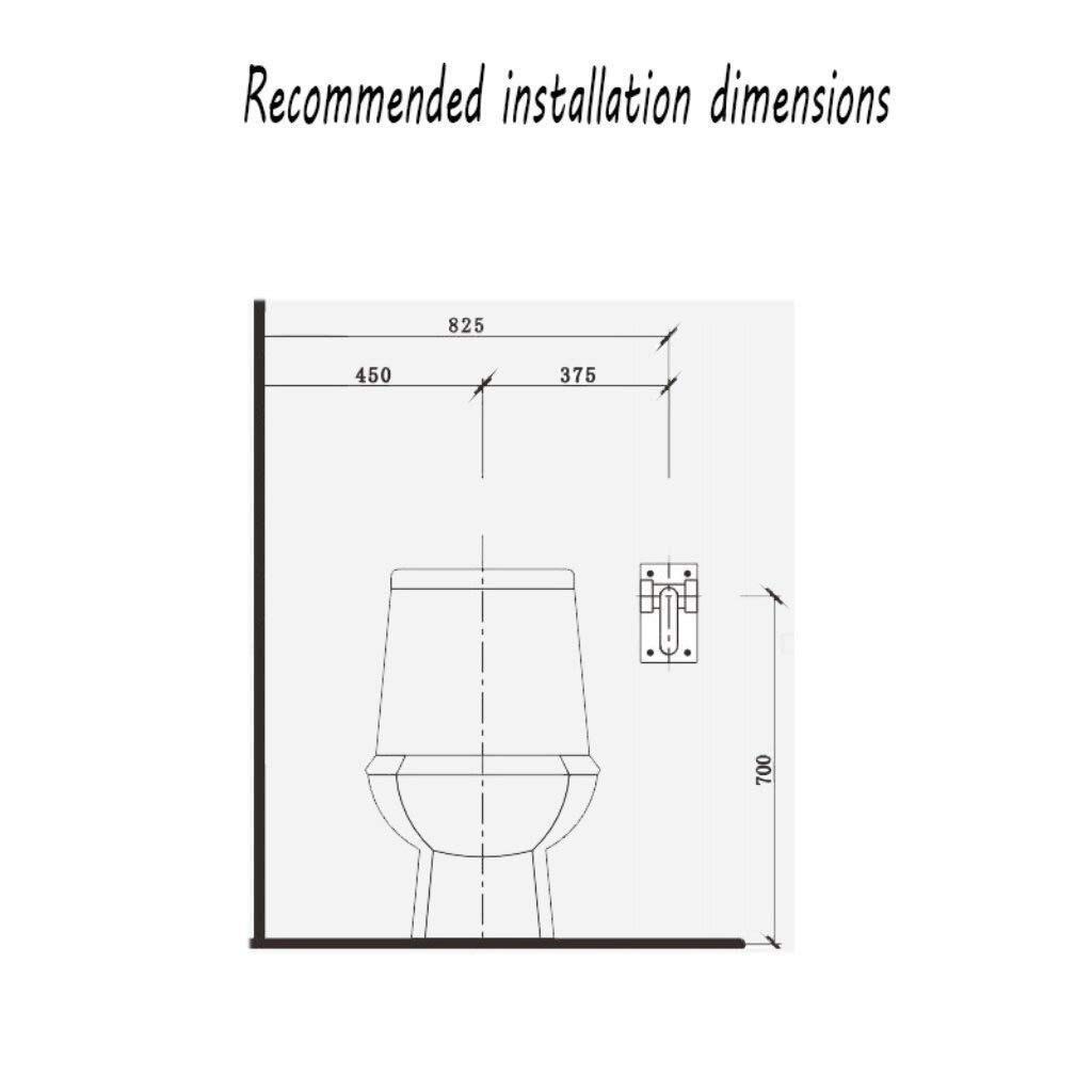 Maniglioni Maniglia Supporto di Sicurezza Corrimano, Maniglione di Sicurezza Giallo Antiscivolo Ruggine Bagno WC Corridoio Ringhiere Acciaio Inossidabile Anziani Disabili Donne INC