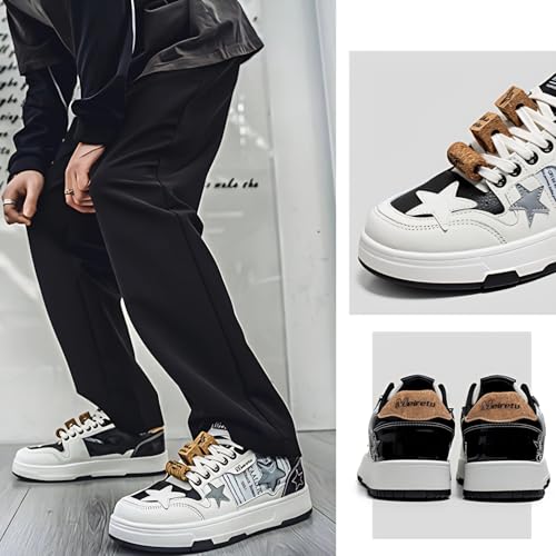 Star Cork Unisex Retro Platform Chunky Sneakers Women Men Vintage Trendy Casual Aesthetic Y2k Walking Shoes4