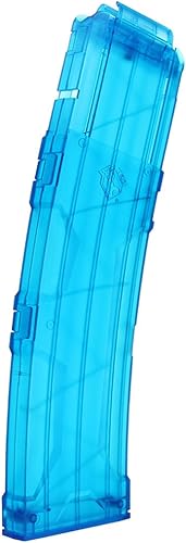 Lingxuinfo Worker Magazines 22 cargadores de dardos Clip de recarga rápida Banana Clip para nerf modulus series nerf n-strike elite series (azul)