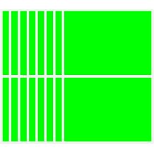 PARLAIM 4X6 Inch Color Code Rectangle Labels,Fluorescent GreenStickers Label for Envelopes and Organization,80 Sheets 160 PCS Label for Inventory Home Office Marking
