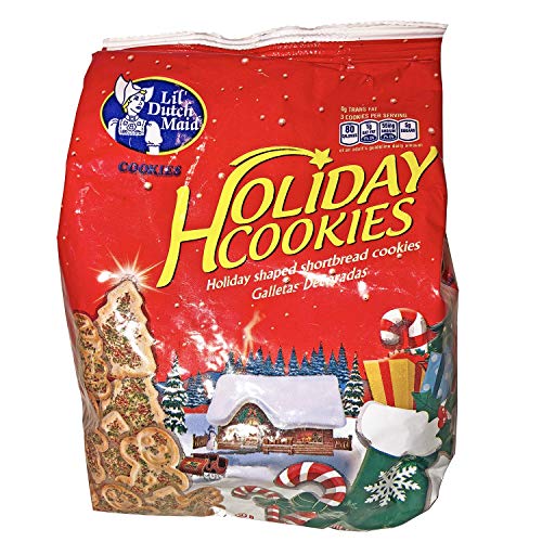 Lil' Dutch Maid Holiday Cookies! Christmas Themed Shortbread Cookies With Sprinkles - Four Packages! #TOP1