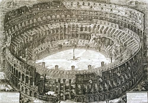 Tableau Murale Colisée de Rome par Piranesi - Affiche Art Vintage 60x90cm
