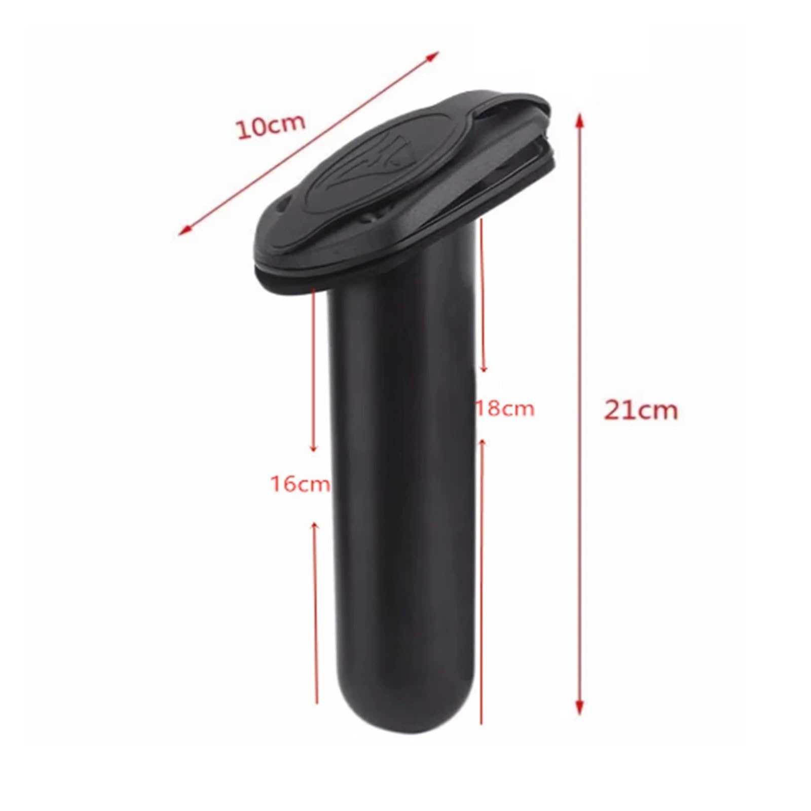 MENGCHEN 2/4 PCS Kajak Angelrutenhalter mit Kappenabdeckung Kunststoff Unterputz Angelrutenhalter Dichtung Boot Angelgerät Zubehör(4pcs)