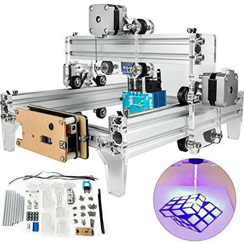 VEVOR CNC Machine 190X130mm CNC Router Machine 15W Wood Carving Milling Engraving Machine