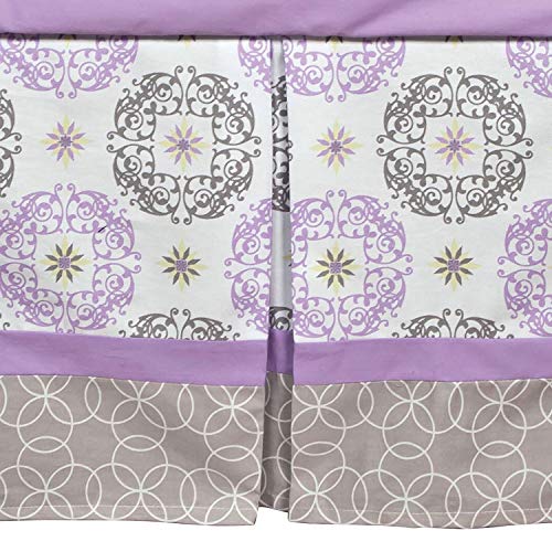Trend Lab Florence 3 Piece Crib Bedding Set, Can Be Used As A Blanket Or A Playmat For Tummy Time, Includes Quilt, Fitted Crib Sheet And Skirt #TOP2