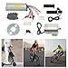 Electric Motor Kit 48V 2000W Brushless DC Motor, Scooter Motor with LCD Display & Controller, 4300RPM Chain Drive Kit for E Bike Scooter DIY Conversion, 3-Speed Function