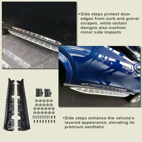 Estribo lateral para Mercedes GLS X167 2020-2025 set 2 miniatura 4