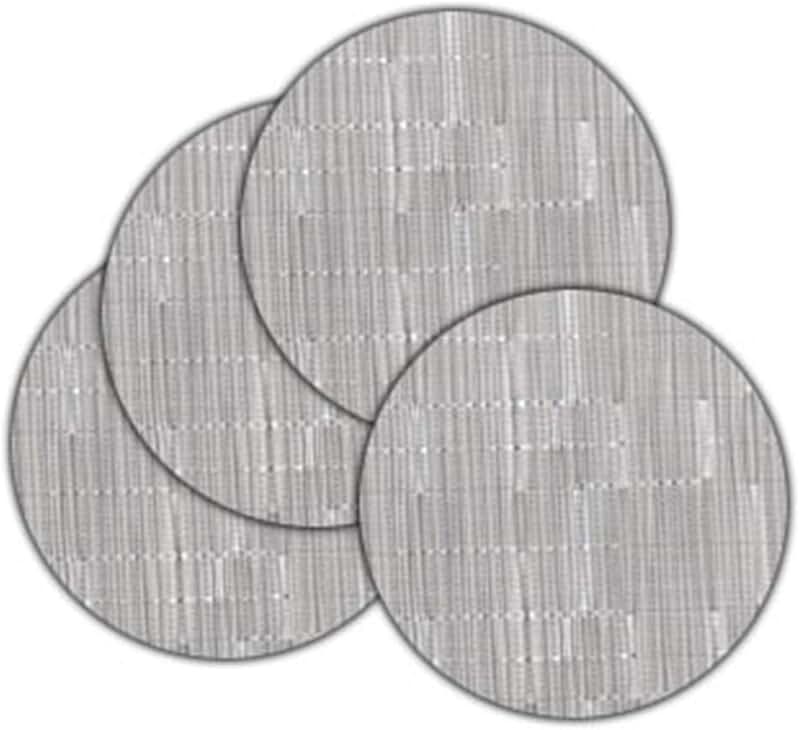 round vinyl placemats