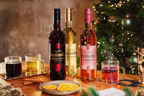Freixenet Mederaño Glühwein Rot Lieblich (6 x 0,75 l) fruchtig-würziger roter Glühwein; als Geschenk zu Weihnachten oder Adventszeit; für Feuerzangenbowle; auf den Christkindl-Markt, Weihnachtsmarkt