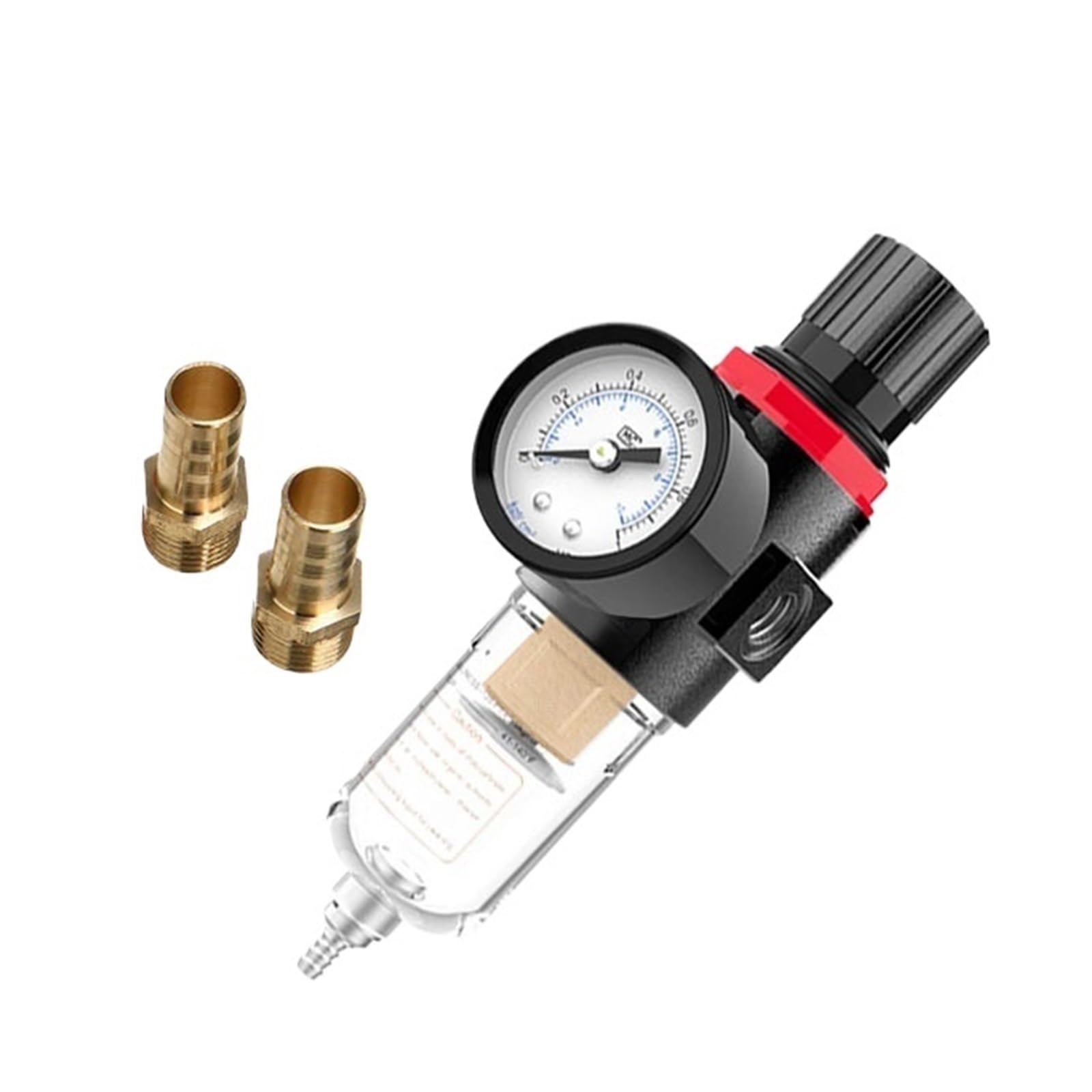 AYNRJKKX Afr-2000 1/4 Pneumatic Filter AFR2000 Suitable for air Compressor Moisture Separator Pressure Regulator Oil Water(AFR-2000 wIth BT 12)
