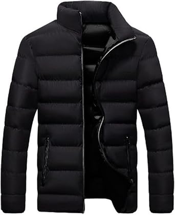 Lightweight Puffer Jacket Men Warm Winter Coats Padded Outwears Puffy Casual Jackets Oversized Windproof Overcoats
