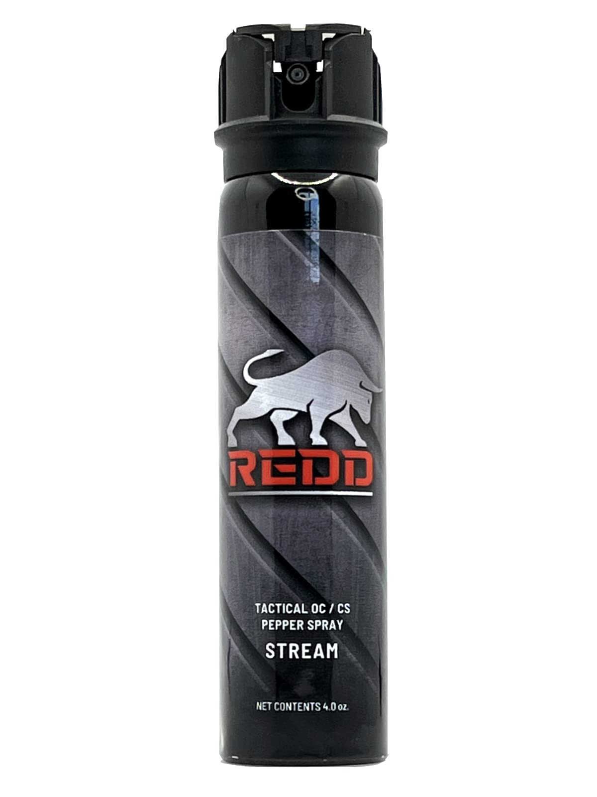 Redd, Tactical OC/CS Pepper Spray - Flip Top Stream (4 oz)