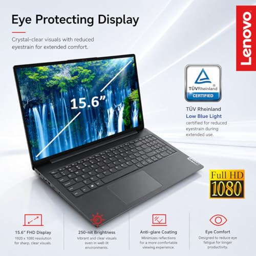 Image of Lenovo V15 Business Laptop 2026 Edition, AMD Ryzen 3 7320U (Beat i7-1065G7), 15.6 inch FHD Display, 16GB DDR5 RAM, 256GB NVMe SSD, Wi-Fi 6, RJ-45, Dolby Audio, Windows 11 Pro, Black