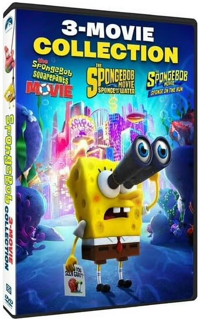 Spongebob Squarepants 3-Movie Collection [DVD] The Spongebob Squarepants  Movie The Spongebob Movie: Sponge out of Water/ The Spongebob Movie:  Sponge