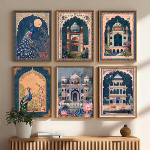 Image of kotart Premium Paintings with Frame for Home Decoration - Pichwai Wall Art Painting for Living Room Bedroom Office Wall Decoration - (13X17 INCH, G)