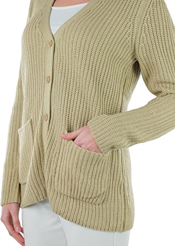 Image of ToBeInStyle Women's Warm Heavy Knit Long Sleeve Cardigans