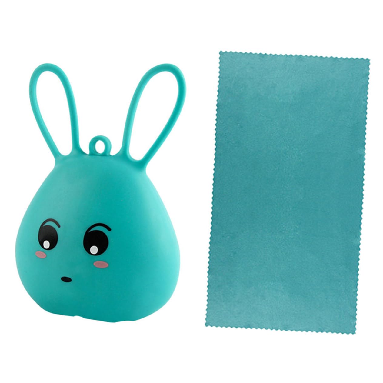 ibasenice 4 Set Asciugamano Raffreddante Microfibra con Copertura Silicone Asciugatura Rapida Portatile per Sport Viaggi Escursionismo e Yoga Design Verde