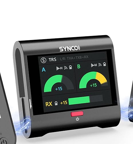 Amazon.com: SYNCO Wireless Microphone with Touch Screen, G3 PRO