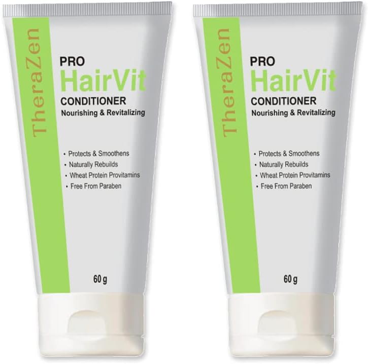 PRO HAIRVIT HAIR CONDITIONER | Nourishing & Revitalizing | Intensive Botanical & Ceramides Formula to Control Hair fall, Breakage & Early Greying |60 gm X 2 Tubes