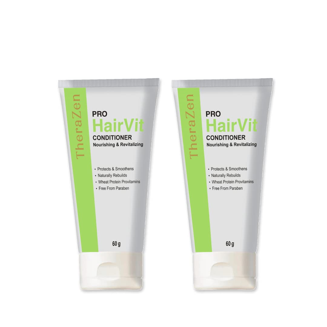 PRO HAIRVIT HAIR CONDITIONER | Nourishing & Revitalizing | Intensive Botanical & Ceramides Formula to Control Hair fall, Breakage & Early Greying |60 gm X 2 Tubes