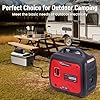maXpeedingrods 4800W Inverter Generator Portable, Electric Start, Remote Start, Gas Powered Generator for Outdoor Camping, Home Backup, EPA Compliant