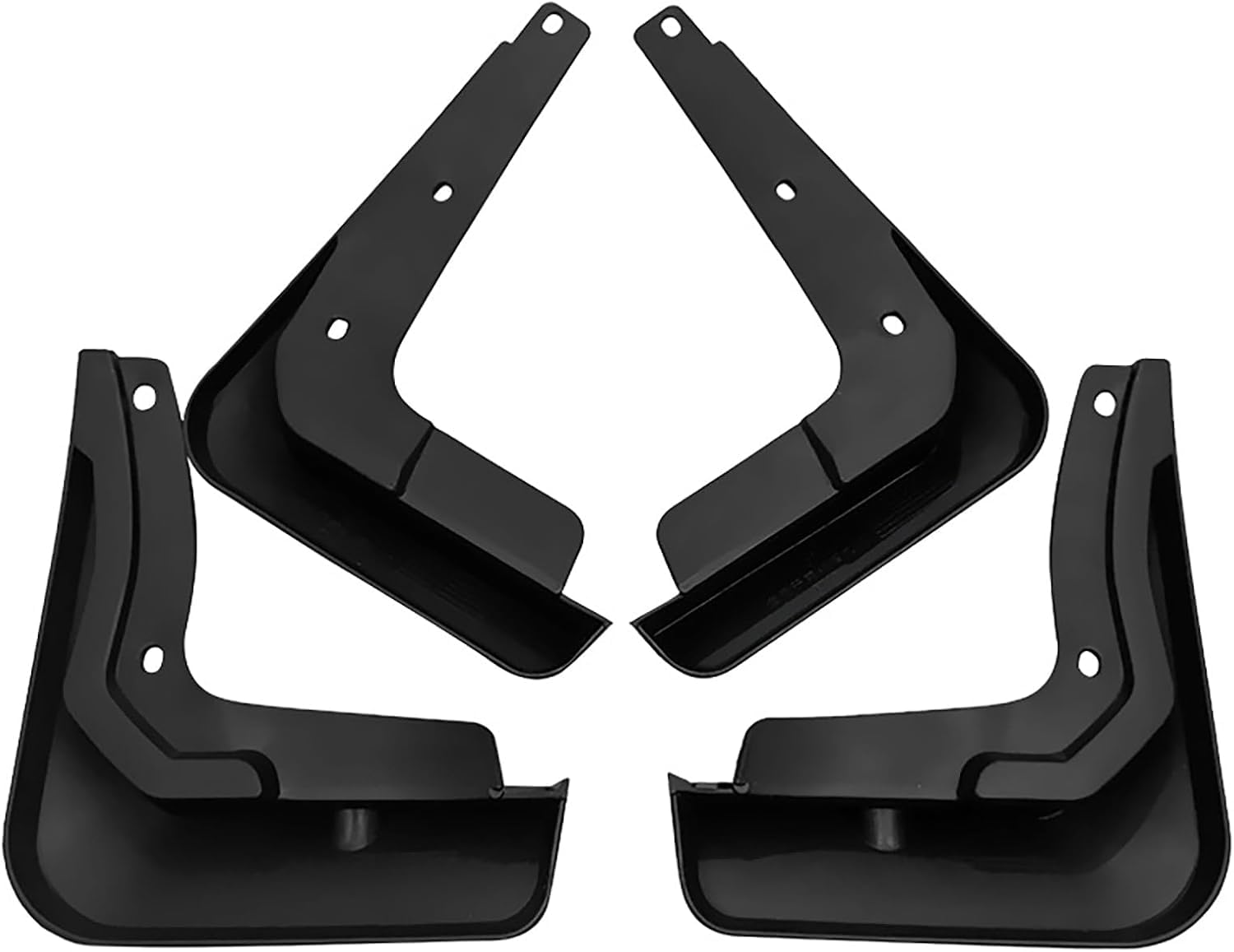 No-Drill Mudflaps for Hyundai Sonata 2018-2019, Bolt-On Kit, Road Legal