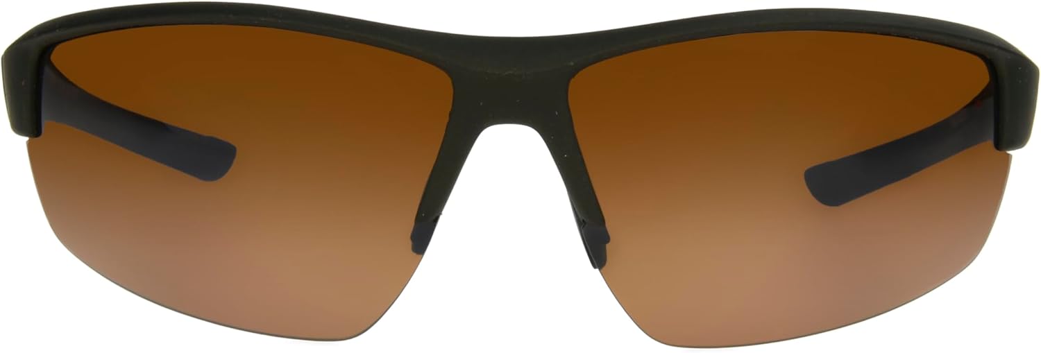 Foster Grant Men's All Terrain Wallace Rectangle Sunglasses, Grey, 72mm - Image 2