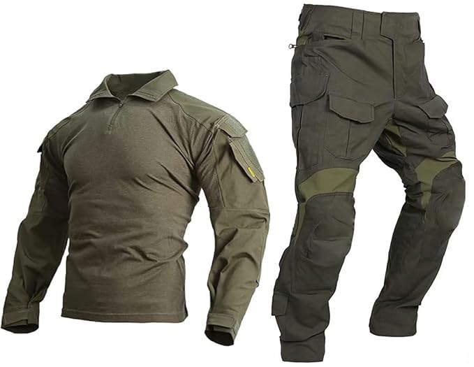 EMERSONGEAR Gen3 Uniform,Military Painball Suit,Army Airsoft Combat BDU Pants Shirt with Knee Pads