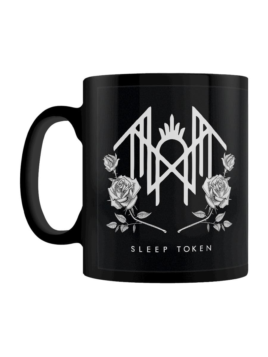 Pyramid International Sleep Token (Logo) Black Pod Ceramic Mug 11oz/325ml – Official Band Merchandise, Gift for Music Fans, Coffee or Tea Cup, Rock Alternative Metal Drinkware – One Size