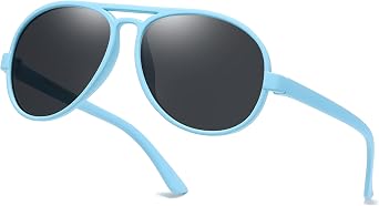 Baby Toddler Infant Shatterproof Aviator Sunglasses for Boys Girls Kids Age 0-4