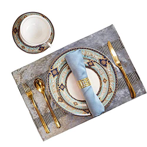 Juego de vajilla de cerámica con esmalte activado, juego de cena/almohadilla de colocación de mesa, taza de café, plato…