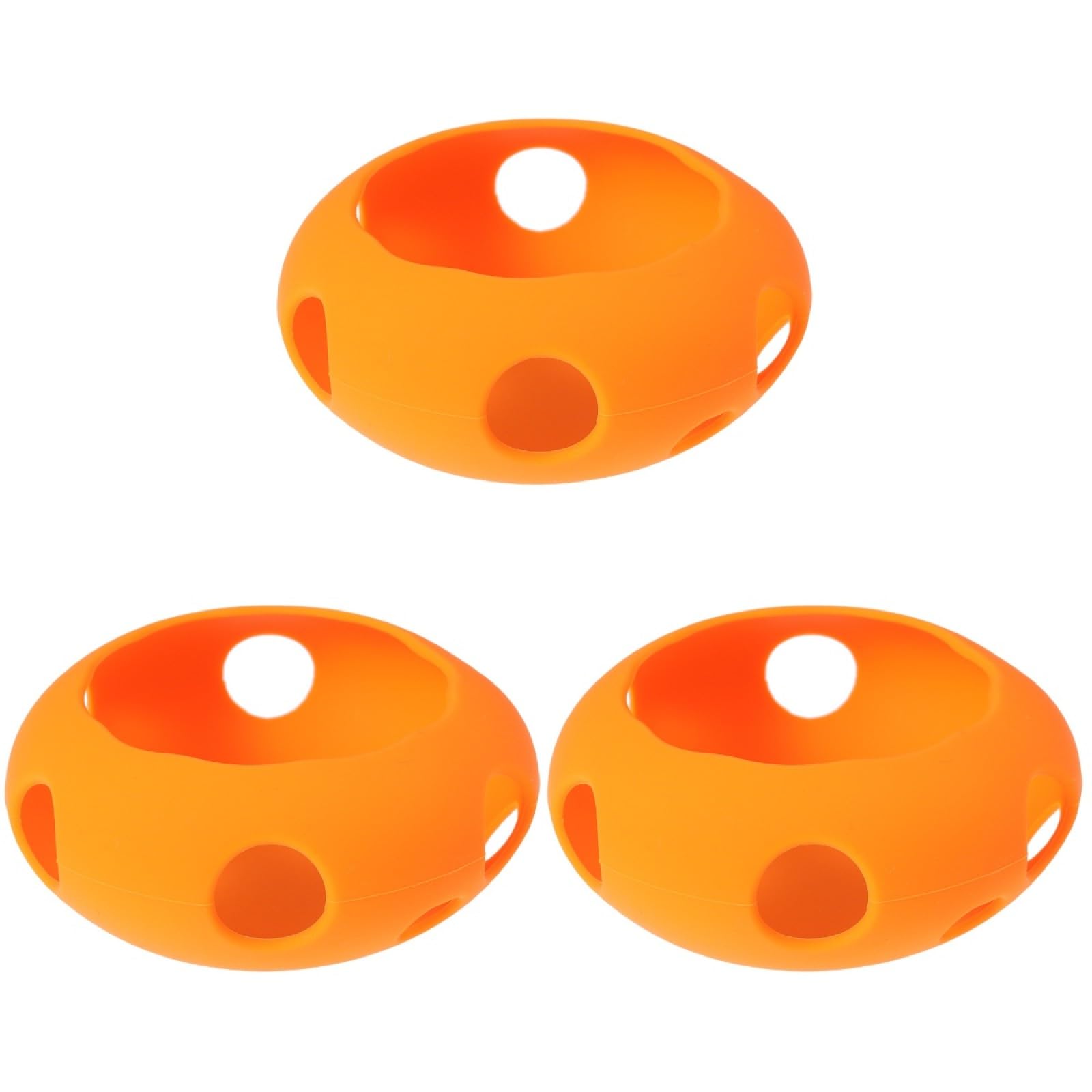 HEMOTON 3pezzi Cover Protettiva Silicone Antiscivolo Per Home Mini Design Accattivante e Leggero Facile Da Installare Colore Arancione Protezione Da Graffi e Usura Quotidiana
