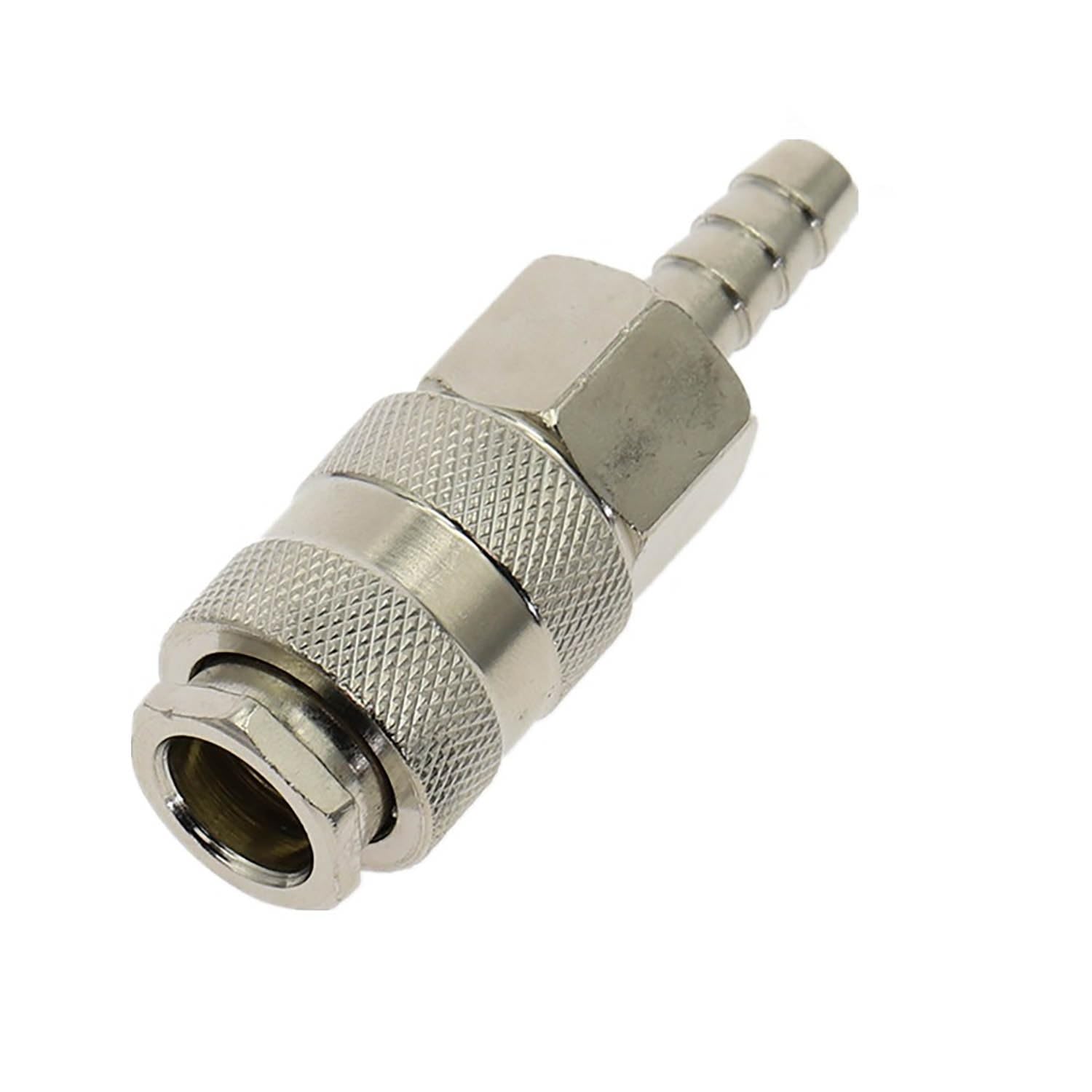 Conexión neumática estándar europeo UE tipo Euro línea de aire conector de acoplamiento rápido adaptador acoplador for compresor de aire espiga for manguera (Color : SH 6MM)