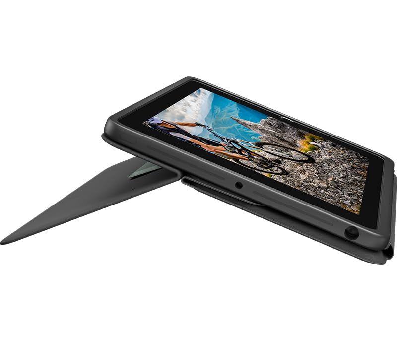 Logitech Slim Folio Custodia Con Tastiera Per IPad 9ª/8ª/7ª Gen – Layout Spagnolo QWERTY – Grafite – Batteria 4 Anni