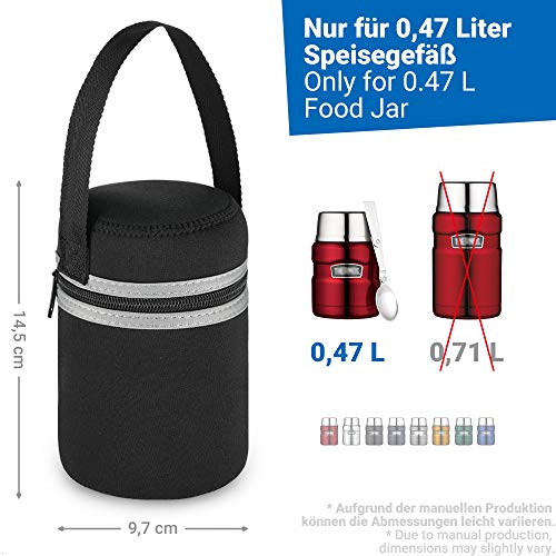 Siegvoll Beschermhoes voor Thermos Stainless King voedselcontainer, draagbare lunchtas voor 0,47 l thermocontainer… - Image 3