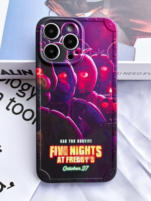 Miniatura 2 de Funda temática de juego aterrador de cinco noches diseñada para iPhone 13 Pro Max, TPU a prueba de golpes, funda protectora de terror de terror,