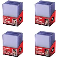 Ultra Pro 3 x 4 Clear Regular, 100 unidades Toploader gruesas,