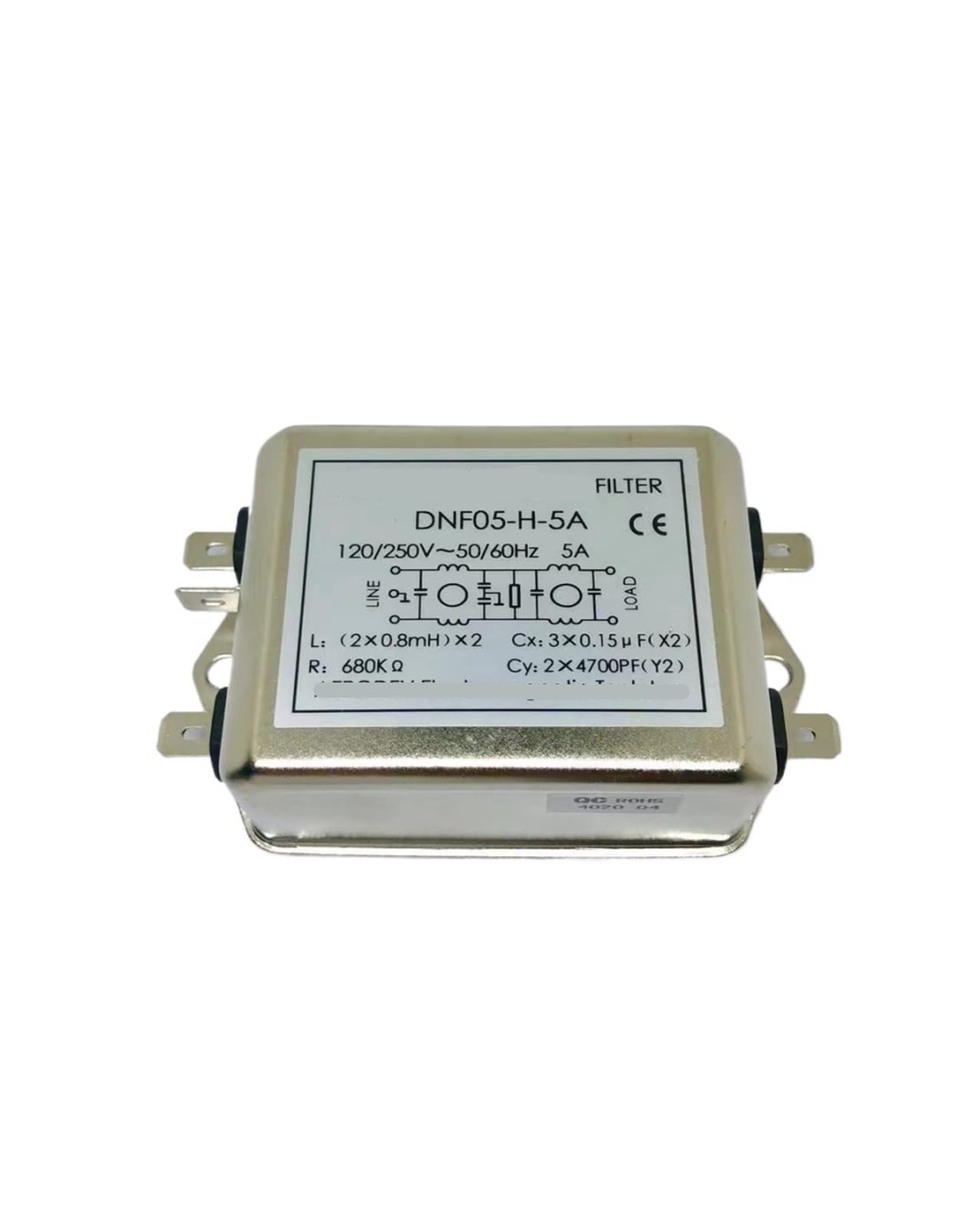WBBAYDRFR DNF05-H-10A 15A 20A 5A Power Filter DNF05-20A(DNF05-H-5A)