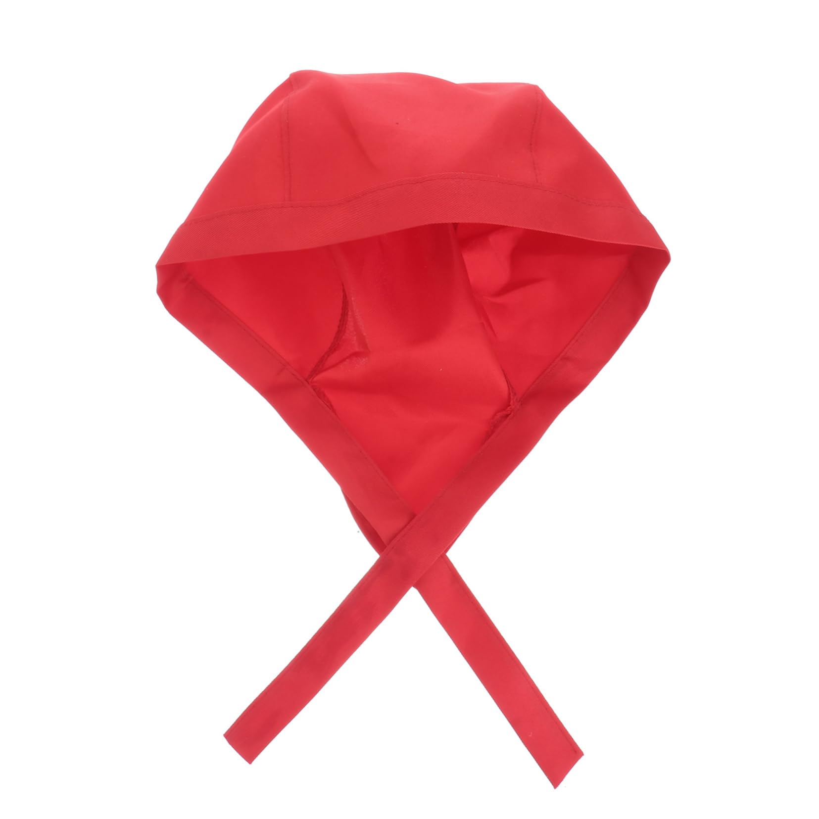 FRCOLOR Fashion Chef Hat Cap Turban for Catering Comfortable Fit for Chefs Cooks and Bakers Food Service Headwear for Culinary Professionals Red