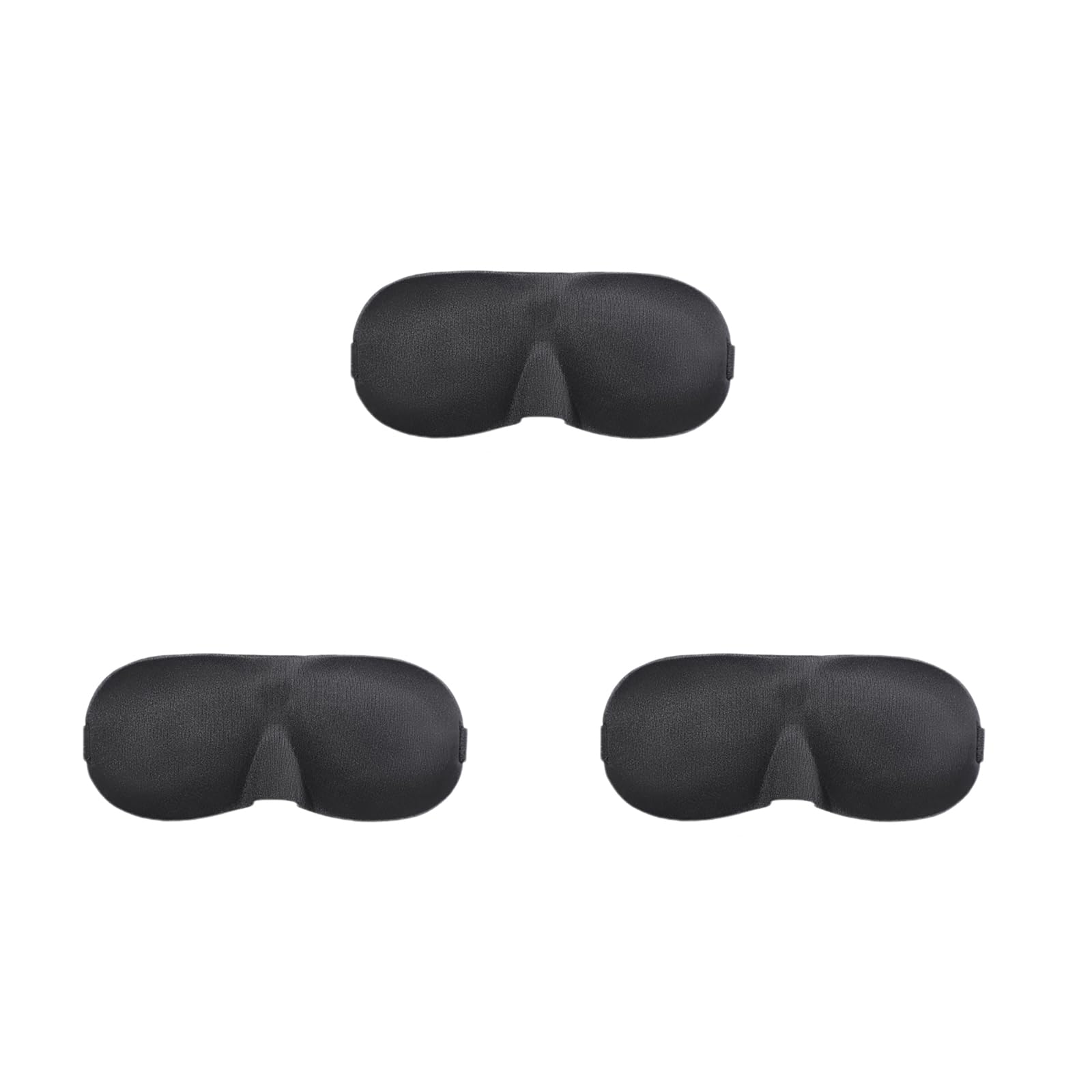 Generic 3-Pack 3D Sleep Eye Mask - Light Blocking Eye Relief Ideal for Students Perfect for Naps