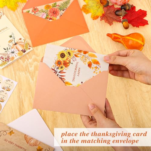 24-Count Thboxes 4 x6 Thanksgiving Greeting Cards w/ Envelopes and Stickers (6 Designs) 3.49 + Free Shipping w + 50% Off Code AW8MOKDN - image 5