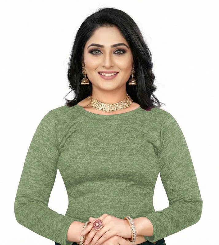 Winter Blouse for Women Special for Heavy Winter Premium Stretchable Synthetic Material Better Then Woolen Fabric Warm Stylish Garam Choli-image-32